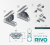 Соединение угловое 180°/90°/45° RIVO Fix