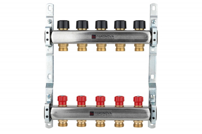 Коллекторные группы FERO-NOVA 1"х3/4"EK, РО (радиаторное отопление)
